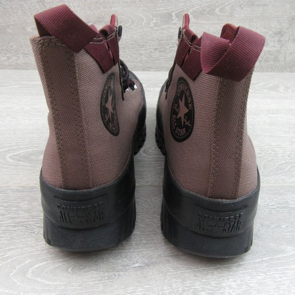 Converse Chuck Taylor All Star Lugged 2.0 HI Womens Size 9 Bordeaux NEW - Picture 9 of 15